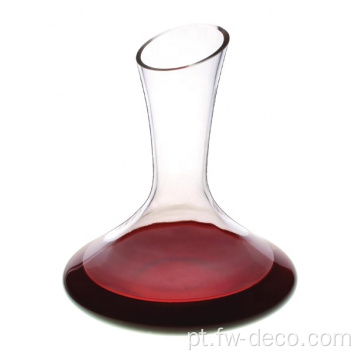 Decanter de vidro transparente personalizado para vinho ou uísque